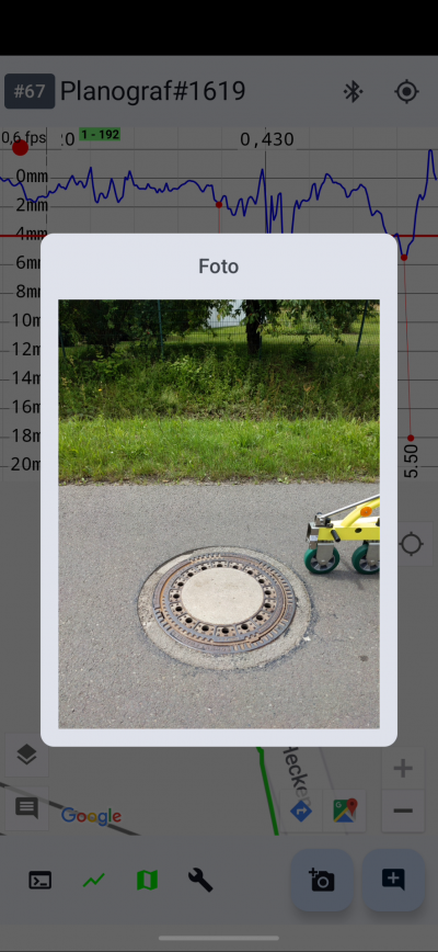 Planograf App mit Foto