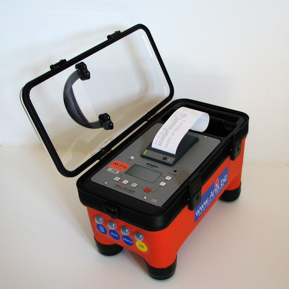 AX01a elektronik box for the plate load test device
